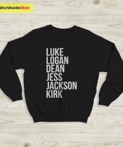 Gilmore Girls Men Cast Sweatshirt Gilmore Girls Shirt TV Show shirt