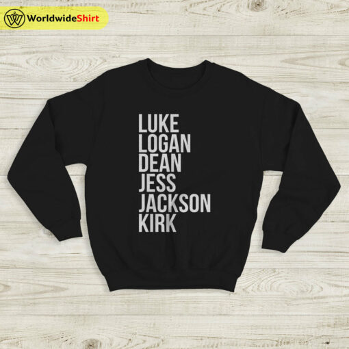 Gilmore Girls Men Cast Sweatshirt Gilmore Girls Shirt TV Show shirt