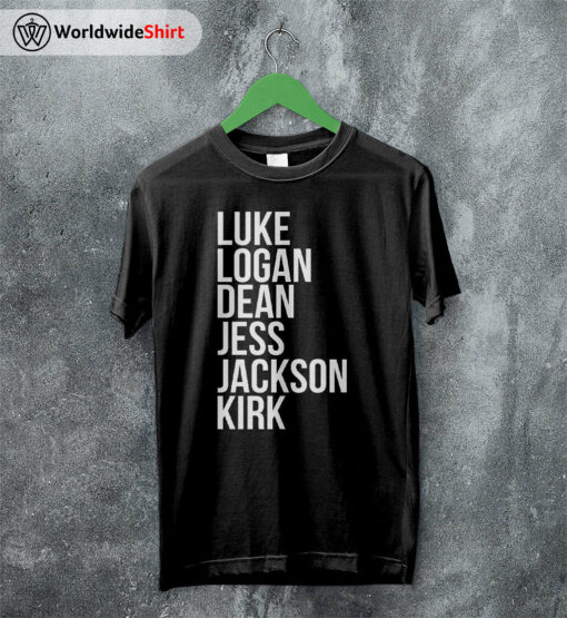 Gilmore Girls Men Cast T-shirt Gilmore Girls TV Show Shirt