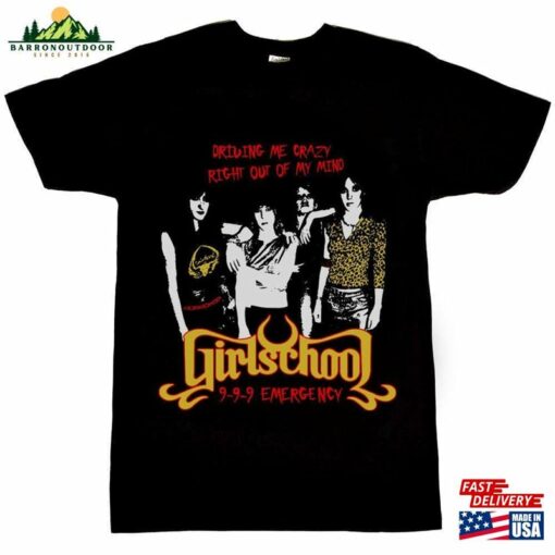 Girlschool Men’s T-Shirt Hoodie Unisex