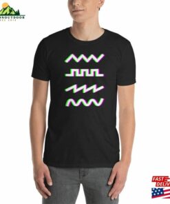 Glitchy Synth Waveforms Electronic Music Synthesizer T-Shirt (Unisex) Sweatshirt Classic