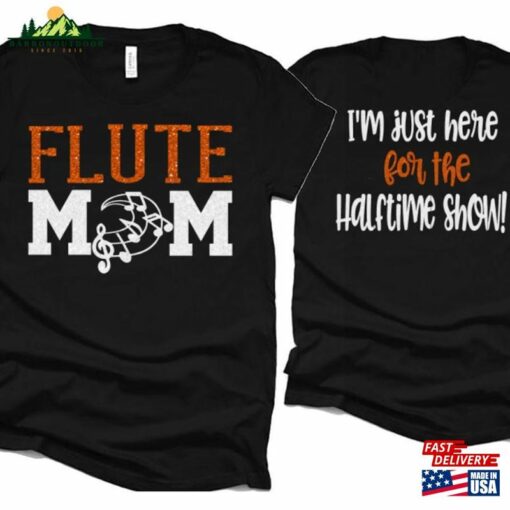 Glitter Flute Mom T-Shirt Hoodie Unisex