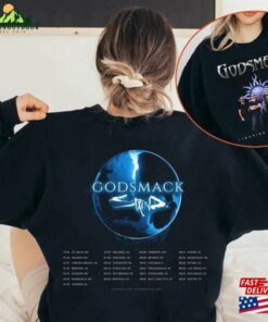 Gods Mack With Staind 2023 Tour T-Shirt Lighting Up The Sky Sweatshirt Rock Band Concert Tee Unisex
