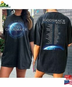 Godsmack Best Of Time 2023 Tour Shirt Lightning Up The Sky Tee Band Fan T-Shirt Unisex