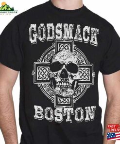 Godsmack Boston Celtic Cross Skull Band Logo Official Crewneck T-Shirt Thcl310823 Sweatshirt