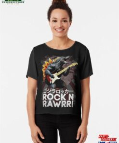 Godzilla Rock N Rawrr Chiffon Top Unisex Classic