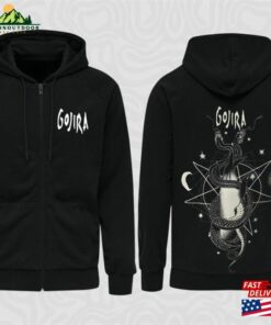 Gojira Celestial Snakes Zipped Hoodie Unisex