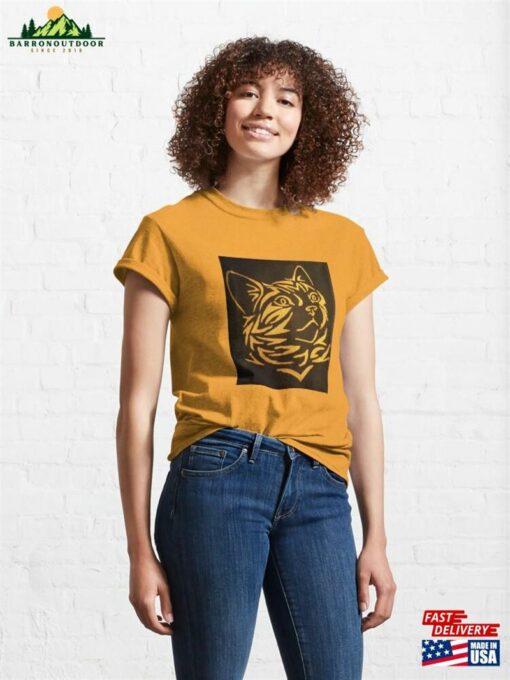 Golden Metallic Kitty Classic T-Shirt