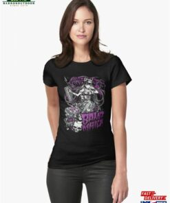 Gothic Anime Style T Shirt Band Maid Purple Fitted T-Shirt Sweatshirt