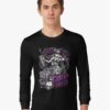 Gothic Anime Style T Shirt Band Maid Purple Long Sleeve T-Shirt Classic Sweatshirt