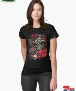 Gothic Anime Style T Shirt Band Maid Red Fitted T-Shirt Sweatshirt Unisex