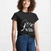 Grace Wins Modern Lettering Style Christian T-Shirt Classic Unisex