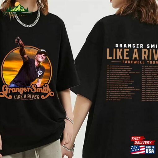 Granger Smith Like A River Farewell Tour 2023 Shirt Fan Unisex Hoodie