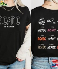 Graphic 51 Years Ac Hc Shirt Tour 2024 T-Shirt Unisex