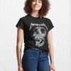 Graphic Design Art Band Music Outfits Retro Skull T-Shirt Unisex