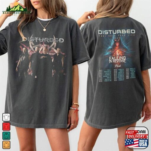 Graphic Disturbed Take Back Your Life 2024 Tour T-Shirt Band Fan Gift Shirt Concert 15124Vlrm Sweatshirt