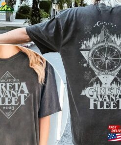 Graphic Greta Van Fleet Starcatcher World Tour 2023 T-Shirt Tee Rock Band Shirt Hoodie