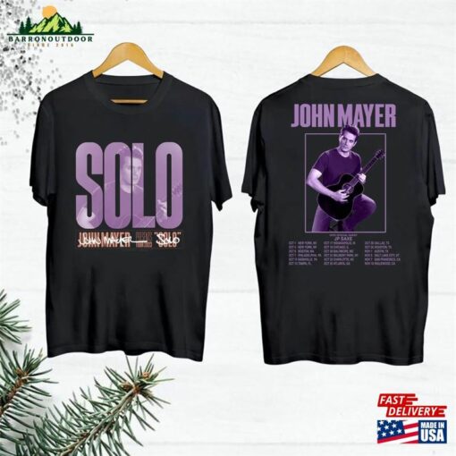 Graphic John Mayer Solo Tour 2023 Tshirt 90S Vintage Shirt Fan Gift Unisex Sweatshirt