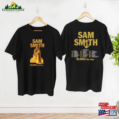 Graphic Sam Smith North American Tour Date Shirt Gloria World 2023 Merch Hoodie Classic