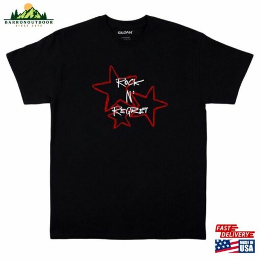 Graphic Streetwear Punk Style Star Rock N’ Regret T-Shirt Sweatshirt