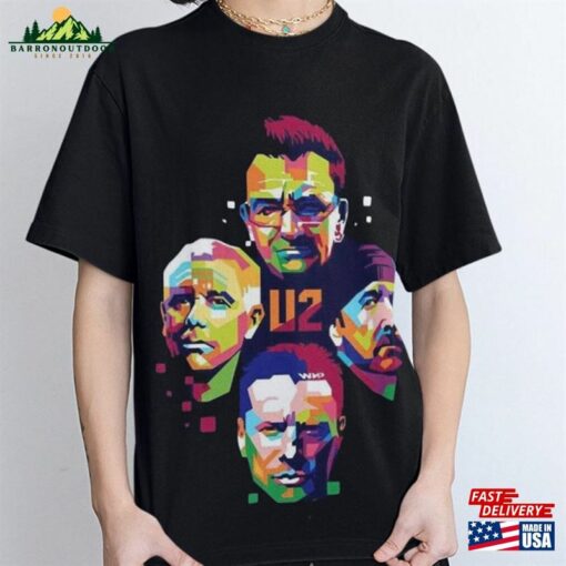 Graphic U2 Band Unisex Shirt Classic Rock Tour 2023 Fan Gift