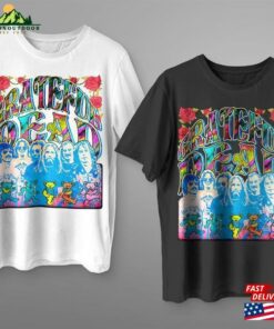Grateful Dead Colorful Graphical Collage Png For Sublimation Print On T Shirt Patches Posters T-Shirt Unisex