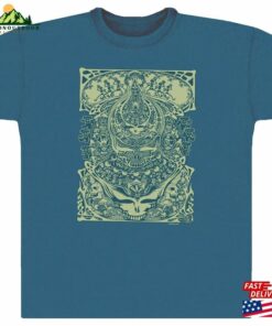 Grateful Dead T-Shirt Aiko On A Teal Colored Shirt ( Stealies Dancing Bears Hoodie Sweatshirt
