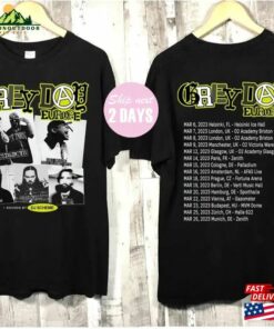 Gray Day Tour 2023 Double Side T-Shirt Concert Shirt Band Music Front And Back Unisex Hoodie