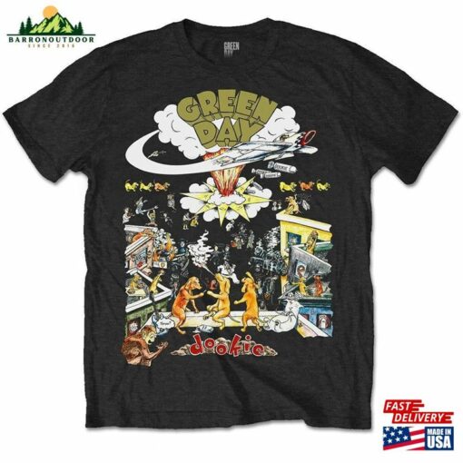 Green Day 1994 Dookie Live Tour Punk Rock Official Tee T-Shirt Hoodie Classic