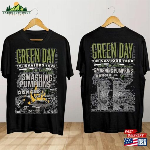 Green Day Band The Saviors 2024 Tour Shirt Concert T-Shirt Unisex