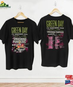 Green Day The Saviors 2024 Tour T-Shirt Band Graphic Tee Concert Shirt Classic Unisex