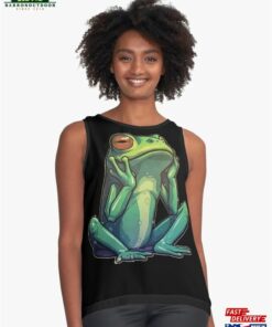 Green Frog Thoughtful Sleeveless Top Classic Unisex