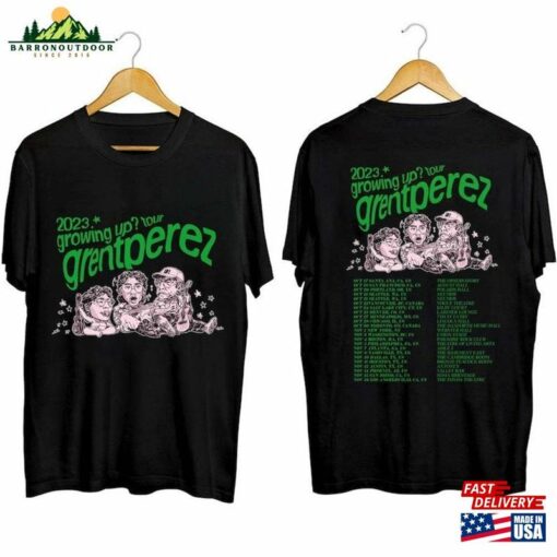 Grentperez Growing Up 2023 Tour Shirt Fan T-Shirt Hoodie