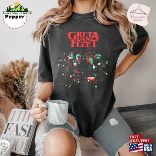 Greta Van Fleet Band Dream In Gold Tour 2023 Unisex T-Shirt Concert Shirt Classic