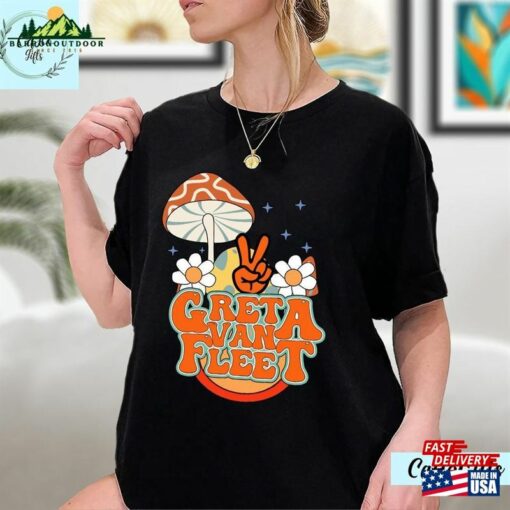 Greta Van Fleet Shirt Boho Musician Retro Tee Unisex Classic