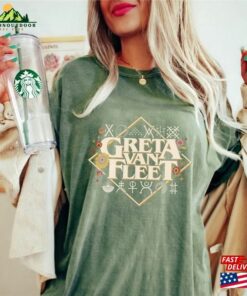 Greta Van Fleet Shirt Comfort Colors Vintage Dream In Gold Tour 2023 Hoodie Unisex