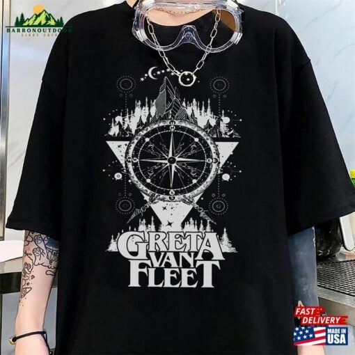 Greta Van Fleet Shirt Dream In Gold Tour T-Shirt Unisex