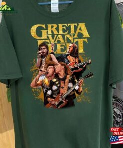 Greta Van Fleet Shirt Vintage Dream In Gold Tour 2023 Classic Sweatshirt