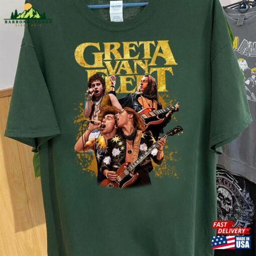 Greta Van Fleet Shirt Vintage Dream In Gold Tour 2023 Classic Sweatshirt