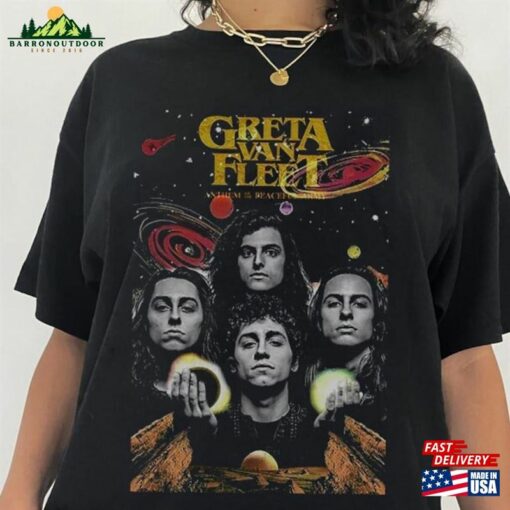 Greta Van Fleet Shirt Vintage Retro Musical Hoodie Unisex