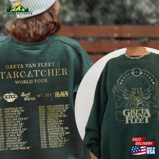 Greta Van Fleet Starcatcher Vintage Tour 2023 T-Shirt Unisex Sweatshirt