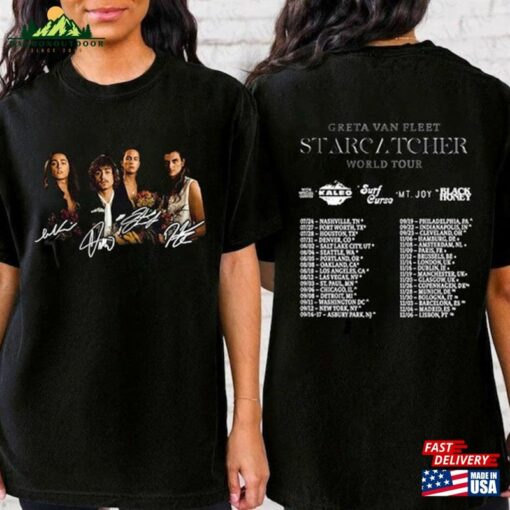 Greta Van Fleet Starcatcher World Tour 2023 Shirt Band Fan T-Shirt Classic