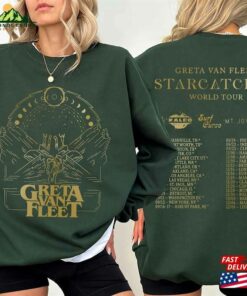 Greta Van Fleet Starcatcher World Tour 2023 Sweatshirt Tee Rock Band Shirt Classic Unisex
