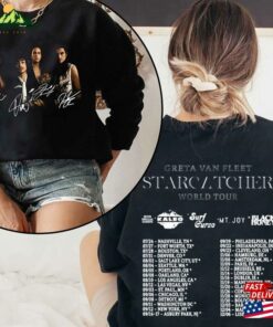 Greta Van Fleet Starcatcher World Tour 2023 Sweatshirt Tee Rock Band Shirt Hoodie
