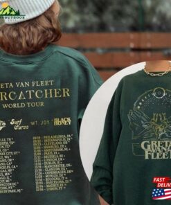 Greta Van Fleet Starcatcher World Tour 2023 Sweatshirt Tee Rock Band Shirt Unisex