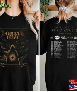 Greta Van Fleet Starcatcher World Tour 2023 T-Shirt Tee Rock Band Shirt Classic Unisex