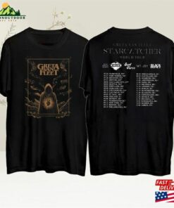 Greta Van Fleet Starcatcher World Tour 2023 T-Shirt Tee Rock Band Shirt Hoodie Classic