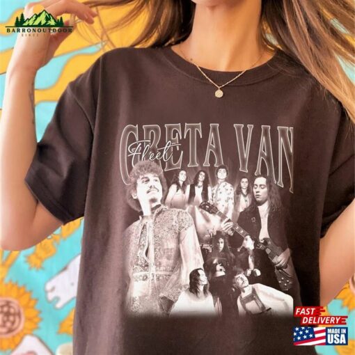 Greta Van Fleet Vintage T-Shirt Rock Band Shirt Album Musician Unisex Classic Sweatshirt