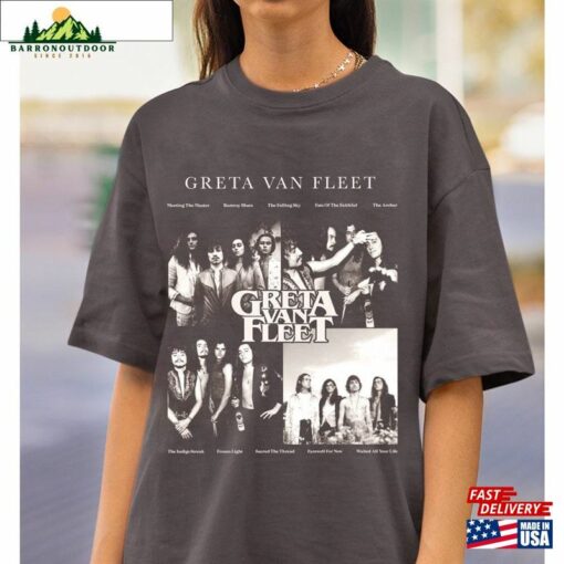 Greta Van Rock Band 2023 Tour Shirt Music T-Shirt Sweatshirt