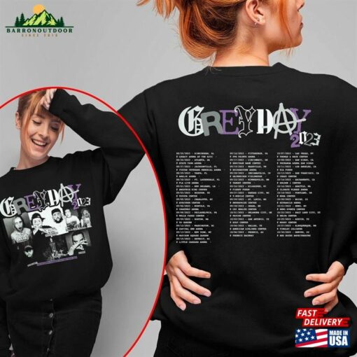 Grey Day Tour 2023 2Sided Shirt Unisex T-Shirt Concert Merch